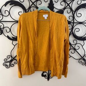 Mustard yellow old navy cardigan